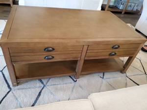 lot 131 image: Coaster Rosenberg Driftwood Coffee Table