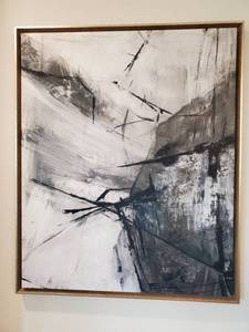 lot 137 image: Framed Giclee on Canvas Brick by Brick III