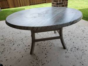 lot 150 image: Werzalit Wood Look Outdoor Coffee Table