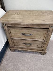 lot 168 image: Two Drawer Side Table