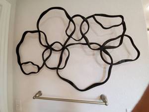 lot 183 image: Circular Metal Wall Hanging
