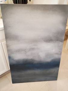 lot 184 image: Abstract Giclee on Canvas Ocean of Tranquility II