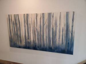 lot 187 image: Giclee on Canvas Forest and Blue