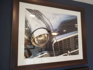 lot 189 image: Framed with Glass Photo Print Classic Blue