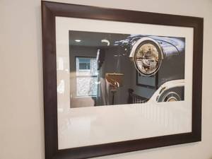 lot 200 image: Framed with Glass Photo Print Classic Blue II