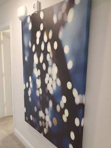 lot 207 image: Giclee on Canvas Boken Blue I