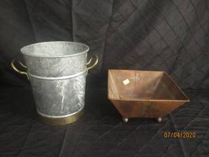lot 315 image: DUO VINTAGE PLANTERS&nbsp