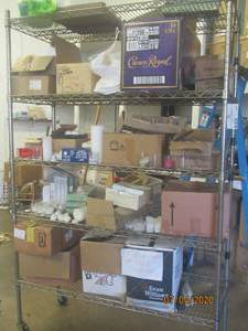 lot 343 image: GENEROUS AMOUNT OF ASSORTED VOTIVE ,CANDLES.TEALIGHT CANDLES AND MORE -&nbsp WIRE SHELVING NOT INCLUDED