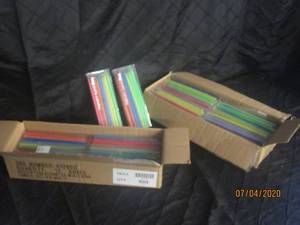 lot 352 image: GENEROUS AMOUNT OF TAG A PARTY ASSORTED COLOR CANDLES&nbsp 7 INCH TALL