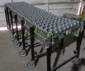lot 16 image: Industrial accordian type extension rollers
