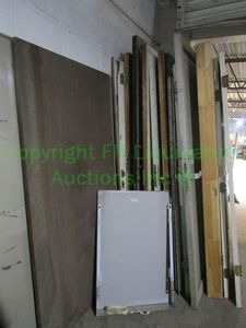 lot 31 image: Assorted interior, exterior and commercial doors plus