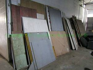 lot 33 image: Assorted wood panels, doors and more as shown