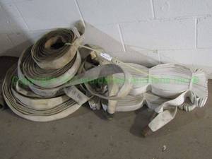 lot 35 image: Fire hoses with fittings