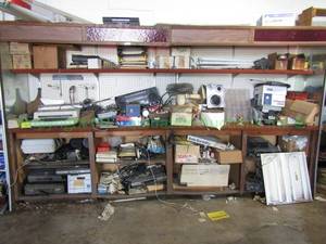 lot 53 image: Assorted tools, hardware and more as shown, very generous quantity