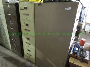 lot 155 image: Metal file cabinets plus