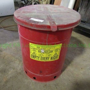 lot 169 image: just_Rite oil rag waste can