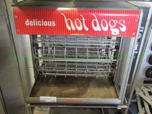 lot 178 image: Star commercial hot dog rotisserie