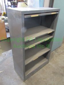 lot 186 image: Metal utility shelf unit 42 x 26 x 12