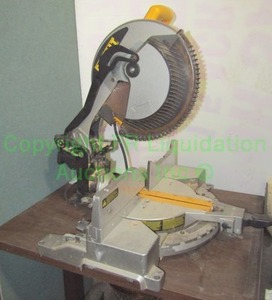 lot 190 image: Dewalt 12 compund miter saw model DW715