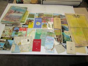 lot 210 image: Assorted vintage ephemera from local and around the world