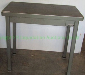 lot 205 image: Haskell single drawer secretary table