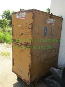 lot 370 image: Pierce Leahy steel rolling job box, 70 x 28 x 48