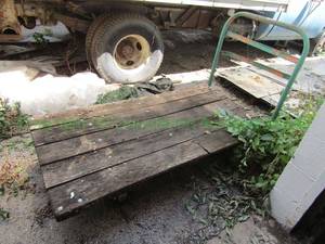 lot 414 image: WA Powers company transport flat cart