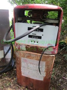 lot 434 image: Vintage mid-century Gilbarco fuel pump