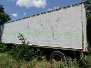 lot 435 image: Semi-truck trailer plus contents