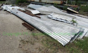 lot 448 image: Assorted scrap metals as shown