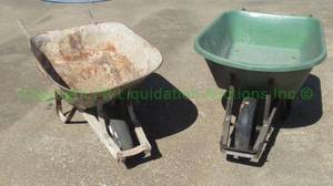 lot 379 image: Wheel barrows 2 total