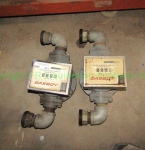 lot 271 image: Vintage William M. Wilsons Gasboy inline fuel meters