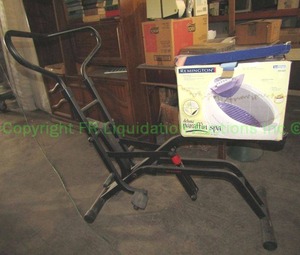 lot 275 image: Remington parafin foot spa and Weslo cardio glide exercise machine