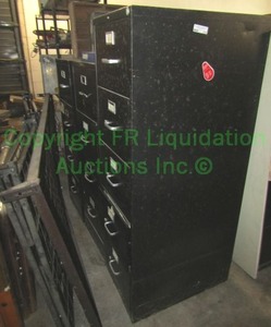 lot 318 image: LOT OF HON FILING CABINETS IN ASSORTED SIZES