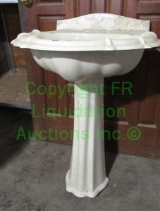 lot 328 image: PEDESTAL SINK (31 x 24)