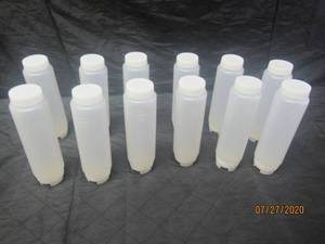 lot 393 image: TOTAL OF 12 FIFO INNOVATIONS SAUCE DISPENSING RE-INVERTED BOTTLES&nbsp 16oz NSF&nbsp