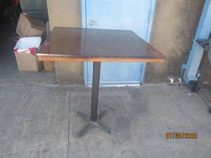 lot 440 image: PUB TABLE&nbsp 36 X 36 X 43 TALL