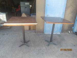 lot 443 image: DUO PUB TABLE&nbsp 36 X 36 X 43 TALL