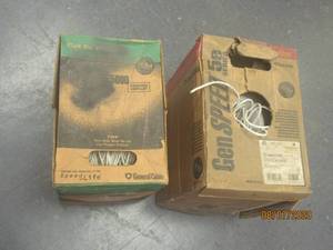 lot 6 image: 2 BOXES GENERAL SPEED&nbsp CABLE STATION WIRE 5 E SERIES&nbsp