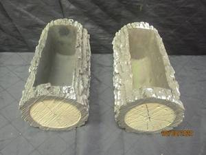 lot 17 image: DUO SURREAL PERFORMANCE LOG PLANTERS&nbsp