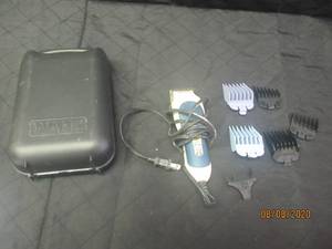 lot 38 image: WAHL CLIPPERS WITH CASE AND GUARDS&nbsp