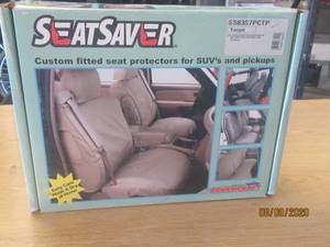 lot 124 image: COVER CRAFT SEAT SAVER TAUPE SS8357PCTP NEW OVERSTOCK IN BOX
