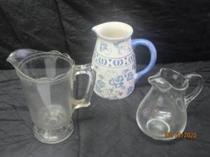 lot 59 image: 3 VI NTAGE WATER POURERS&nbsp
