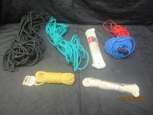 lot 66 image: TOTAL OF 7 ASSORTED SASH CORDS  ROPES&nbsp