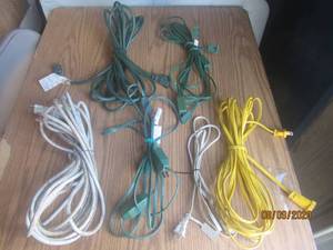 lot 115 image: TOTAL OF 6 EXTENSION CORDS&nbsp