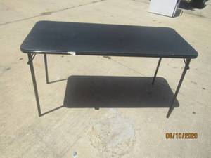 lot 155 image: SAMSONITE FOLD UP TABLE&nbsp&nbsp4FT L X 20 W&nbsp