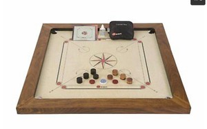 lot 7 image: NEW IN BOX CHAMPIONSHIP EDITION UBER GAMES CARROM GAME BOARD SET&nbsp&nbsp X00YXFD29