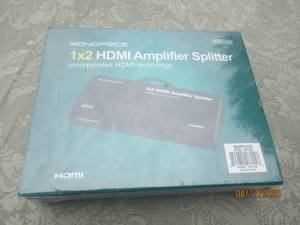 lot 169 image: NEW MONOPRICE 1 X 2 HDMI AMPLIFIER SPLITTER&nbsp&nbspMHSP0102B