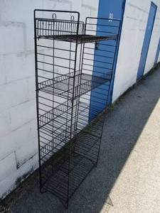 lot 16 image: 5-Shelf-Portable, Adjustabe, Display Stand