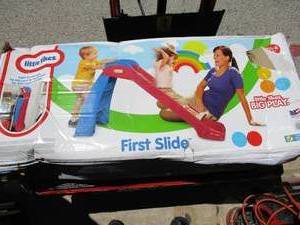 lot 55 image: Little Tikes First Slide (RedBlue) - IndoorOutdoor Toddler Toy